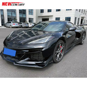 Convient pour la <span class=keywords><strong>Chevrolet</strong></span> <span class=keywords><strong>Corvette</strong></span> C8 2020 + kit de pare-chocs grand corps modifié matériau PP pare-chocs avant et arrière et ailes arrière - Product Image 2