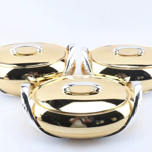 Juego de 3 Recipientes para Almacenamiento de Alimentos de Alta Calidad de 2.5L, 3L y 3.5L, Olla Térmica Aislada, Olla para Mantener Caliente - Product Image 1