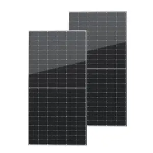 Solar Panels Grade A 550w 540w Half Cell Solar Black Other Renewable Energy Home Use Solar Panel