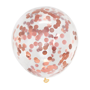 12 pouces <span class=keywords><strong>or</strong></span> <span class=keywords><strong>Rose</strong></span> argent confettis paillettes ballons Transparent rond paillettes Confeti Para Globos pour mariage fête d'<span class=keywords><strong>anniversaire</strong></span> déco - Product Image 5