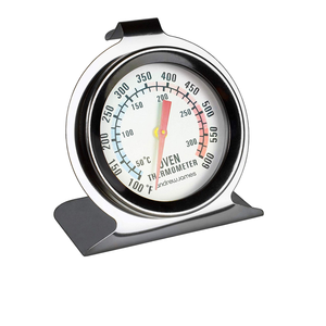 स्टेनलेस स्टील डायल ओवन थर्मामीटर ग्लास तापमान निगरानी घरेलू रसोई के लिए कस्टम ओएम समर्थन हैंग स्टैंड ओवन - Product Image 1