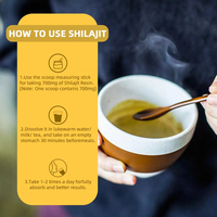 Reines Himalaya-Shilajit-Harz 50g |   Organisches Vital Lab-getestetes Mineralstoff-Nahrungsergänzungsmittel |   Private Label Individuelle Gläser für Amazon