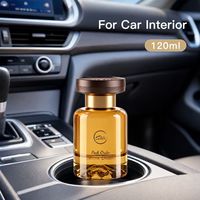 Diffuseur de parfum de luxe 120 ml en verre pour voiture, purificateur d'air, éliminateur d'odeurs, décoration d'intérieur