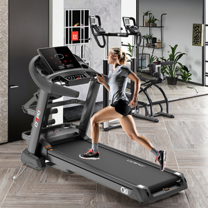 Cinta <span class=keywords><strong>de</strong></span> correr eléctrica con pantalla LED, equipo <span class=keywords><strong>de</strong></span> fitness, plegable para interiores y el hogar, DC 4.0HP - Product Image 1