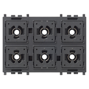 Panneau d'interface industriel plat et rond à 6 boutons 1P NO 24V 3M - Product Image 1