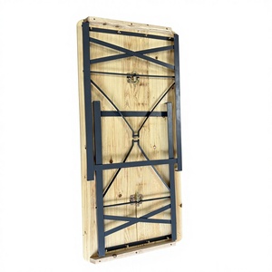 Conjunto de Mesa y Banco Plegables de Madera Modernos, Ligeros y Duraderos para Eventos al Aire Libre, Cervecerías y Servicios de Catering - Product Image 3