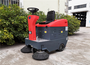 Kingwell Đi Xe Trên Điện Kho Quét Máy Công Nghiệp Đường Phố Đường Sàn Quét - Product Image 3