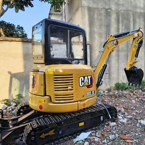 รถขุดขนาดเล็ก CAT305.5E มือสอง 5.5 ตัน พร้อมเครื่องยนต์ เกียร์ ปั๊ม ลูกปืน และ PLC รับประกัน 1 ปี ขาย - Product Image 1