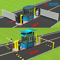 Système de stationnement de voiture, lecteur de cartes intelligentes RFID
