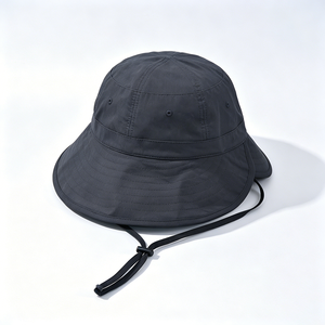 Chapeau Bob Classique Noir Personnalisé Imprimé pour l'Extérieur - Protection UPF 50+ Séchage Rapide Style Pêcheur pour Randonnée et Plage Unisexe - Product Image 3