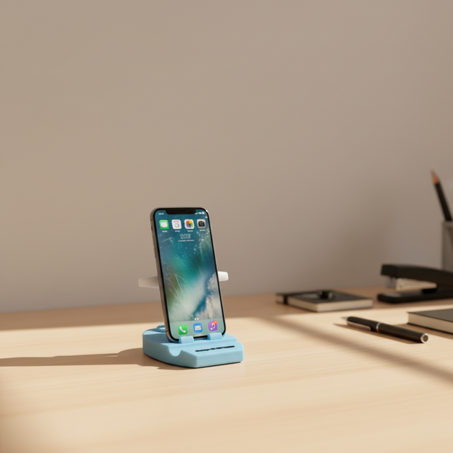 Custom Handmade 3D Cartoon Mobile Phone Stand PVC Promotional Gift Fashionable Design for Business Office Use