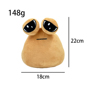 Linda jouet 2024 poupées en peluche mignonnes Pou mon animal de compagnie jeu <span class=keywords><strong>Alien</strong></span> figurine d'action périphérique Pou jouet en peluche chaussures en peluche et jouet cache-oeil - Product Image 5