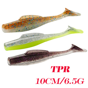 เหยื่อปลอมซิ<span class=keywords><strong>ล</strong></span>ิโคน Luya แบบ T-Tail น้ำหนัก 5-6.5 กรัม ยาว 10 ซม. สำหรับตกปลาแบส - Product Image 2