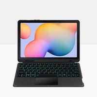 Casing Keyboard Nirkabel Tipis dengan Touchpad untuk S6 untuk Tab Sm-T860 T865 10.5-Inci, USB Type-C Baru Laudtec