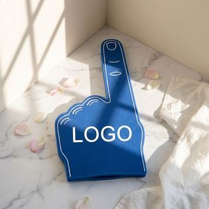 Venta al por mayor de fábrica: Dedos de espuma EVA personalizados para animación en eventos deportivos, juguetes promocionales de fiesta con forma de esponja para porristas. - Product Image 1