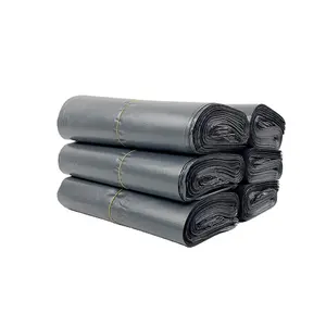 100 MOQ Пользовательский логотип экологически чистые черные поли пластиковые курьерские почтовые сумки водонепроницаемые - Product Image 1