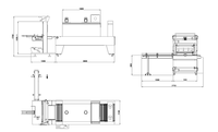 Machine d'emballage de film thermorétractable PE entièrement automatique pour sacs, boîtes en carton, cadeaux alimentaires, machine de revêtement de film en ligne droite