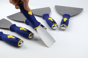 Chất lượng tốt thép carbon màu xanh và màu vàng xử lý Putty <span class=keywords><strong>scraper</strong></span> nhựa nhỏ Putty dao - Product Image 5