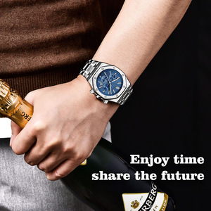 <span class=keywords><strong>Orologi</strong></span> <span class=keywords><strong>da</strong></span> <span class=keywords><strong>Polso</strong></span> Personalizzati alla Moda, Resistenti all'Acqua, in Acciaio Inossidabile, con Movimento <span class=keywords><strong>al</strong></span> <span class=keywords><strong>Quarzo</strong></span> Multifunzione <span class=keywords><strong>per</strong></span> Uomo - Product Image 6