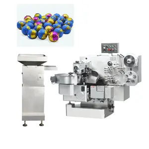 High Speed Flow Pack Kleine Chocolade Ball Kussen Horizontale Verpakkingsmachines Eichocolade Verpakking Verpakkingsmachine