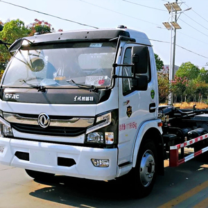 Nouveau camion à benne basculante Diesel 3-5 tonnes avec bras de levage, système roll-on/roll-off, norme d'émission Euro 2 et conteneur compacteur de déchets - Product Image 1
