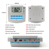 pH-mètre multiparamètres portable 6-en-1 EC/ORP/TDS/Testeur de température avec précision de 0,01 pH pour les aquariums et le traitement de l'eau