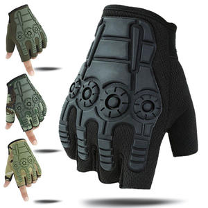 Guantes tácticos Guantes de tiro Shell Protección de nudillos Guantes de motocicleta de palma para montar Entrenamiento de escalada - Product Image 6