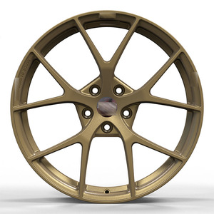 ล้ออัลลอยด์ฟอร์จสีบรอนซ์ Antron New Five Spoke Custom <span class=keywords><strong>PCD</strong></span> 5x112/114.3/<span class=keywords><strong>120</strong></span> ขนาด 20X8.5J 19x8J สำหรับ Audi R8 WF Rays <span class=keywords><strong>Te37</strong></span> - Product Image 2