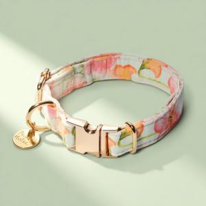 Collar para Perro Personalizado Talla S, Elegante, Moderno, de Lujo, Ajustable, Premium, de Algodón Suave, con Patrón Exclusivo Estampado, Cómodo - Product Image 1