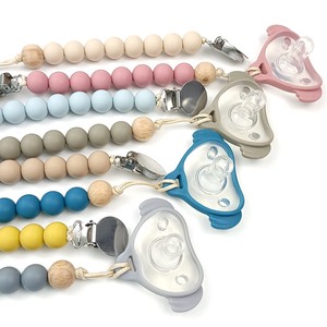 Jouet de dentition en silicone à faible quantité minimale de commande perles personnalisées Bebe Mordedor infantile gencives douloureuses soulagement de la douleur et sucette dentition OEM - Product Image 3