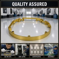 Support de montage à double trou usiné CNC, léger et de précision, pour l'installation d'équipements