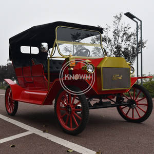 Carrito de Golf Eléctrico Clásico Retro Ford 2025 Rojo Usado para Campos de Golf, Camioneta de Celebración en Venta - Product Image 4