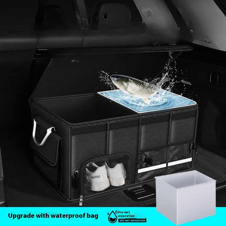 Car Storage Accessories Collapsible Car Organizer Soft Storage Box ...