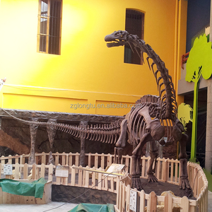 Parque Jurásico <span class=keywords><strong>de</strong></span> Dinosaurios Canal Entrada Decoración <span class=keywords><strong>Triceratops</strong></span> Esqueletos Como Pared Indicadora - Product Image 5