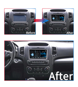 Bosstar, sistema de navegación GPS para coche de 9 pulgadas, reproductor de DVD para <span class=keywords><strong>Kia</strong></span> Sorento 2013 2014, reproductor Multimedia estéreo para coche Android P - Product Image 2