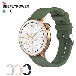 BEEFLYPOWER Nouveau bracelet de montre en silicone sport de 18 mm à motif diamant identique pour OPPO Watch X2 <span class=keywords><strong>Mini</strong></span> <span class=keywords><strong>Band</strong></span> pour <span class=keywords><strong>Huawei</strong></span> GT5 / GT5 PRO - Product Image 1