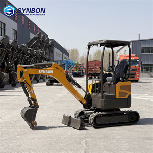 Miễn phí vận chuyển synbon sy602 CE EPA cho động cơ bánh xích mini máy xúc 2 tấn kyb thành phần trang trại Mini Bagger ngón tay cái xô - Product Image 1