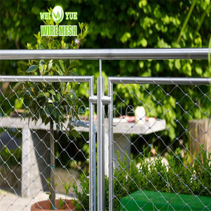 All'ingrosso rete di rete in acciaio inossidabile annodata ossido di 304 nero 316 per la protezione della maglia dello Zoo - Product Image 6