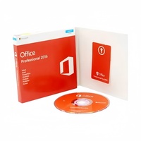 Tarjeta de Clave Office 2016 Professional Plus con Caja de Venta al por Menor con DVD, Versión Global, Activación en Línea, Paquete Completo en DVD 2016 Pro Plus