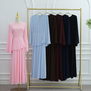 <span class=keywords><strong>Abito</strong></span> <span class=keywords><strong>Lungo</strong></span> Elegante in <span class=keywords><strong>Chiffon</strong></span> per Ramadan ed EID 2026, Abbigliamento Islamico a <span class=keywords><strong>Maniche</strong></span> <span class=keywords><strong>Lunghe</strong></span>, Vestito Modesto Maxi per Donne Musulmane - Product Image 4