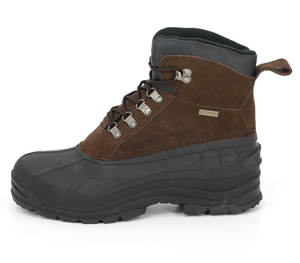 YL-2205 Botas de Invierno Térmicas de Cuero para Exteriores, Clásicas, Color Marrón, Impermeables, Cálidas, para Hombre, para Senderismo - Product Image 2