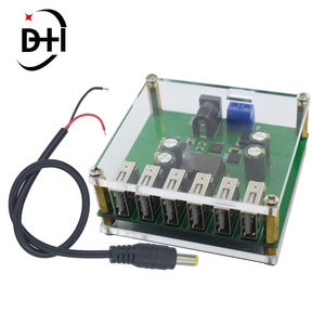 <span class=keywords><strong>DC</strong></span> <span class=keywords><strong>DC</strong></span> 12V-36V a 5V 8A <span class=keywords><strong>6</strong></span> sei USB uscita Buck convertitore scheda Step Down modulo di alimentazione del trasformatore caricabatterie per auto ad alta velocità - Product Image 6