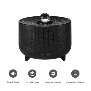 Diffuseur d'huiles essentielles, garantie 1 an, fonctionnement silencieux 25 dB, blanc - Product Image 5