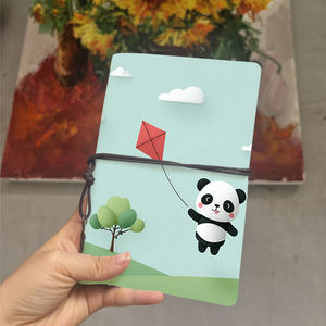 A6 2025 Carnet de notes à 6 trous pour le budget Look élégant Cadeau de remise des diplômes idéal Retour à l'école Présent Notes quotidiennes avec <span class=keywords><strong>cerf</strong></span>-<span class=keywords><strong>volant</strong></span> <span class=keywords><strong>Panda</strong></span> - Product Image 1