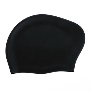 Bonnet à cheveux longs en silicone 60g, bonnet de natation spécial compétition de piscine pour femmes, bonnet de bain d'apprentissage, natation en silicone - Product Image 5