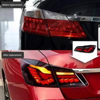 Feux arrière pour Honda Accord 9ème génération 2014-2015, ensemble de feux arrière à LED en forme d'écailles de dragon avec clignotants dynamiques