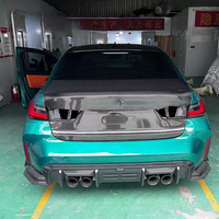 Accessoires de modification de hayon et de coffre en fibre de carbone d'origine 2019+ adaptés à la BMW Série 3 G80 M3 G20