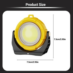 Mini Linterna LED COB Súper Brillante, Linterna de Llavero EDC, Lámpara de Bolsillo para Emergencias al Aire Libre y Camping, con Gancho Magnético Trasero, Lámpara RGB - Product Image 6
