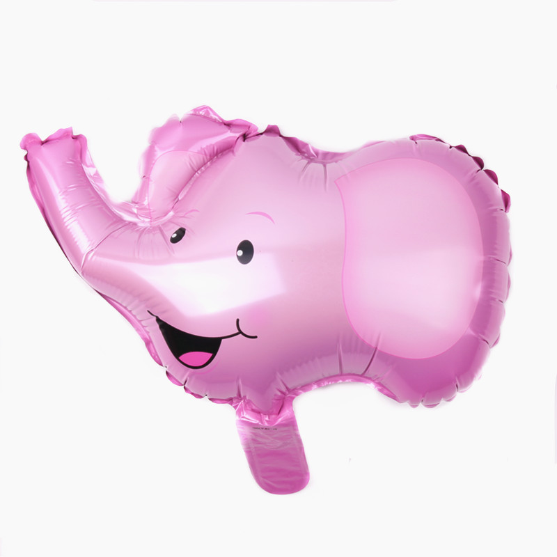 Tête d'éléphant rose 39*32cm