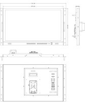 SEETEC 4K280-9HSD-CO OEM 27 "4K Ultra-HD moniteur de directeur de diffusion à main pour la surveillance CCTV et la fabrication de films Logo personnalisé